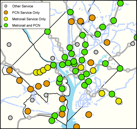 Activity Centers and Transit 2013 detail