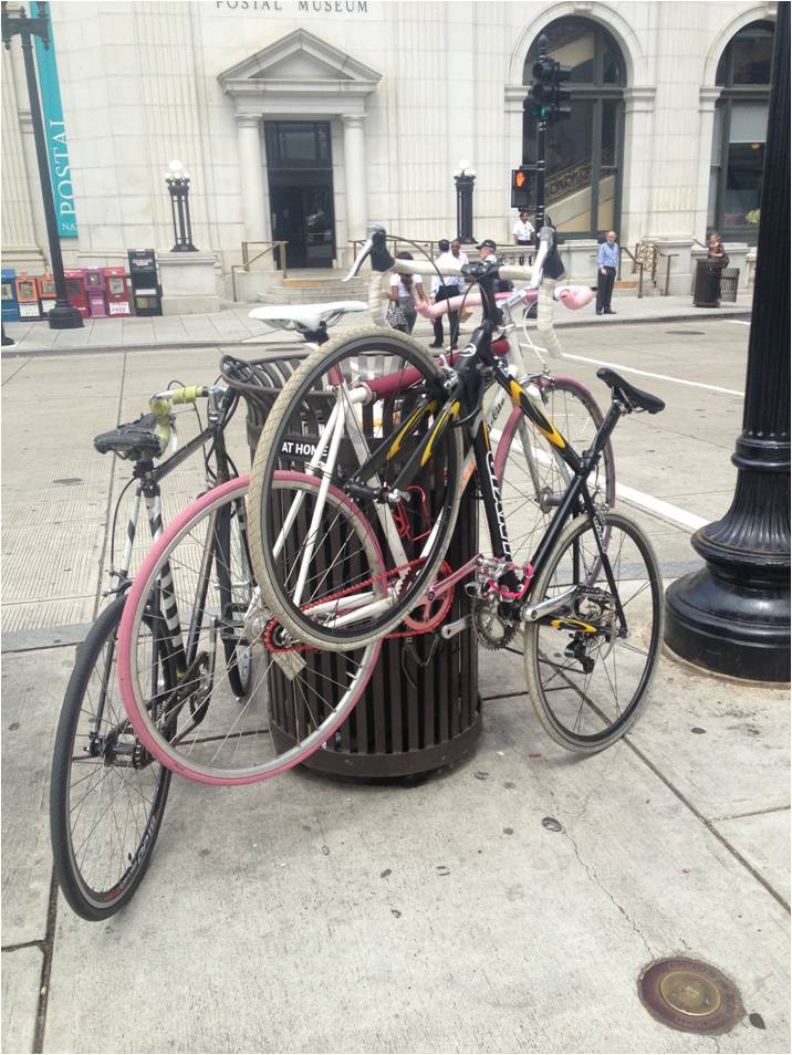 Union Station is now the busiest Metrorail station for bicycle access.