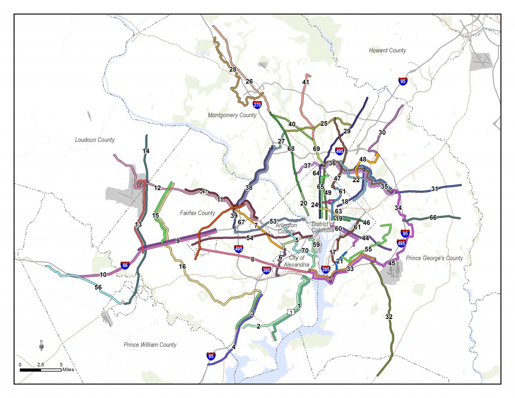 WMATA RTSP II Corridors Segments 082813