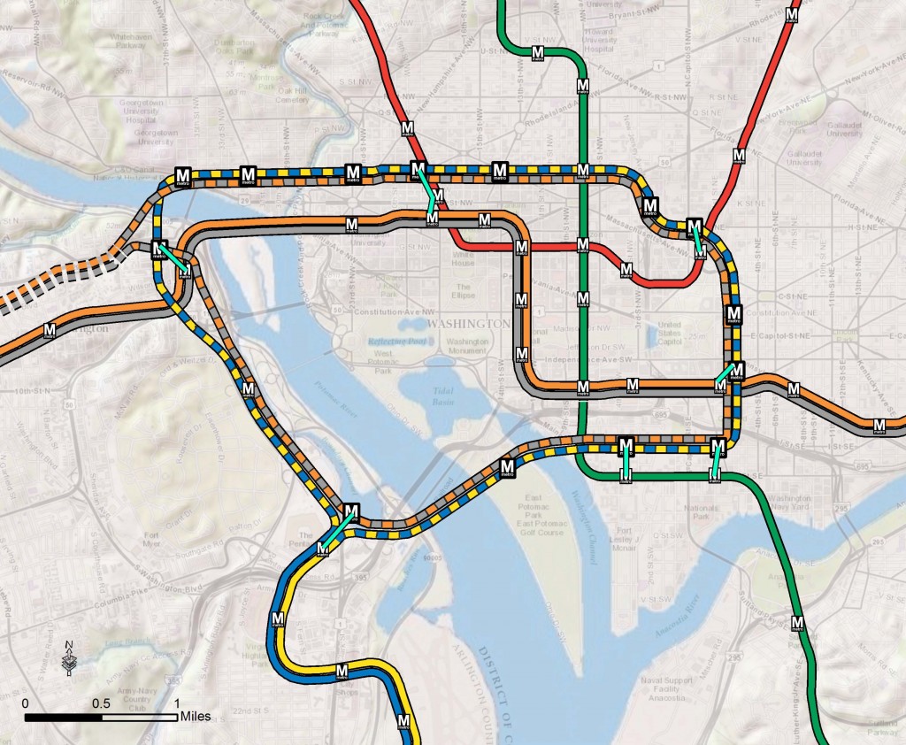 Proposed 2040 Metrorail Core Configuration