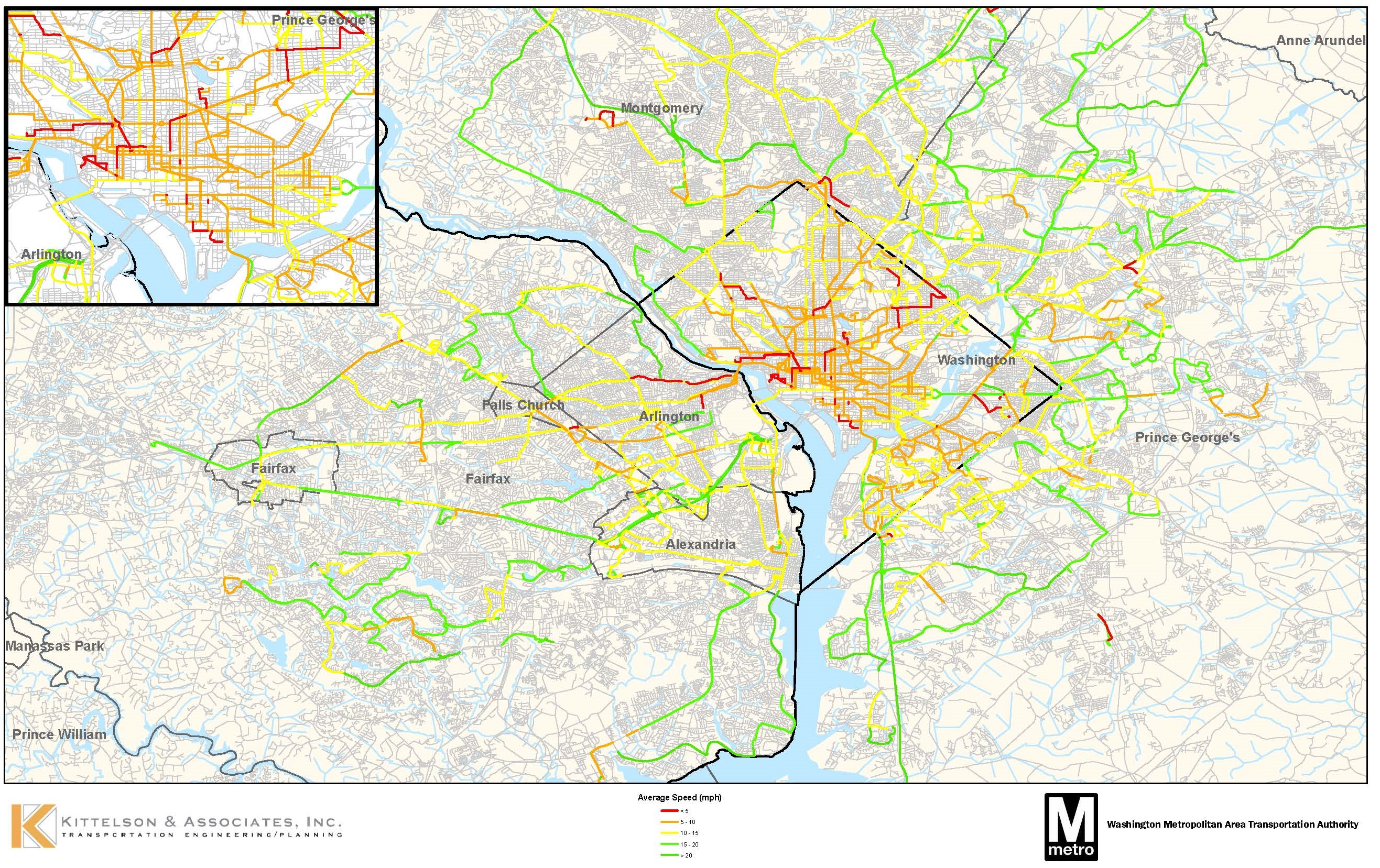 Average AM Rush Hour Bus Speeds (Nov. 2009) November2009_AMSpeedMap (cropped)