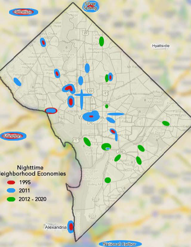 Nighttime Economy Summit Report Feb 3 2012 - Late Night Activity Centers Map