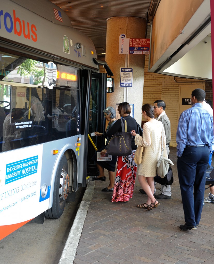 Boarding the 30s Line at Friendship Heights