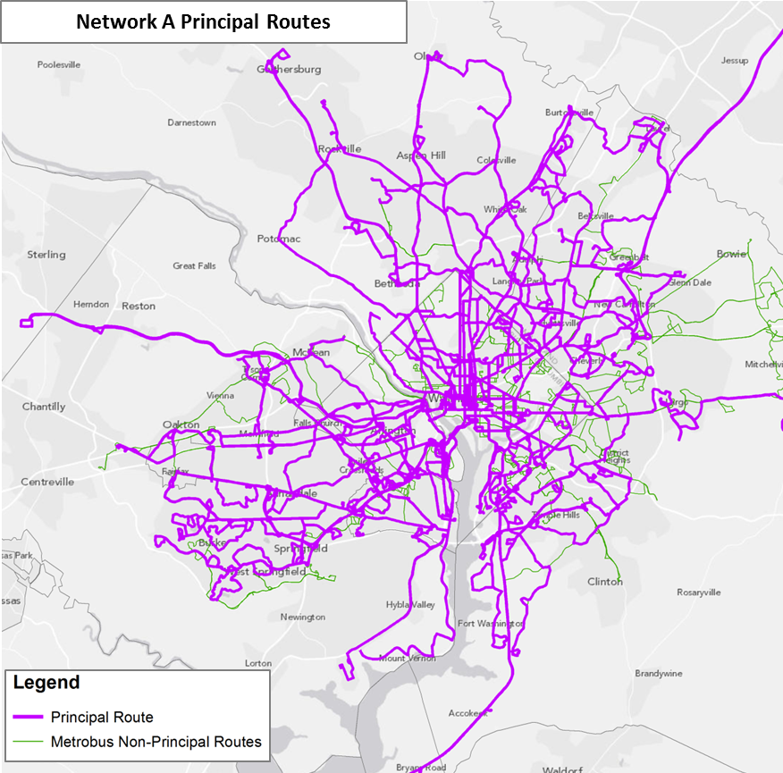 Network A - Principal Routes