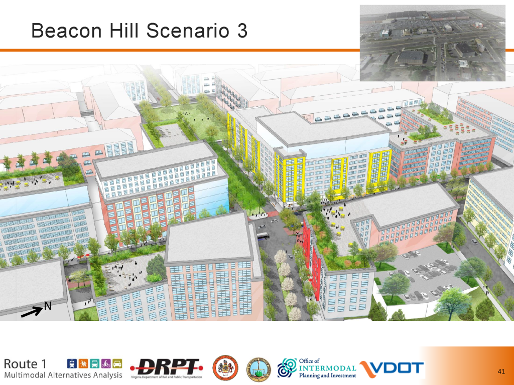 Beacon Hill Growth Scenario Visualization from Route 1 Study