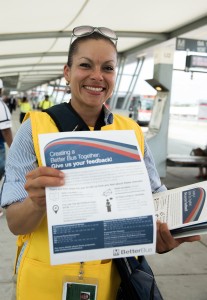 Staff provided SOGO proposal information at outreach events and pop ups, including at the Pentagon Transit Center